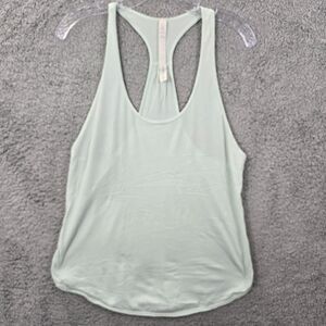 Lululemon Women's Light Green Athletic Wear Tank Top Size 6